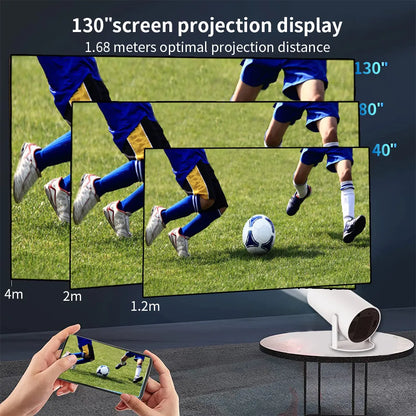 WIFI Projector 720P 4K Portable MINI Projector TV Home Theater Cinema HDMI Support Android 1080P For SAMSUNG XIAOMI Mobile Phone